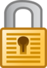 Padlock With Keyhole Clip Art