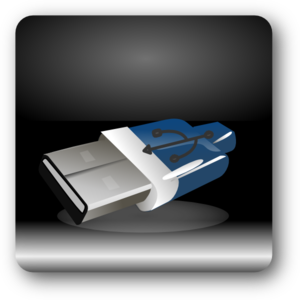 Square Usb Clip Art