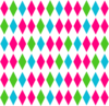 Diamond Pattern Multi Clip Art