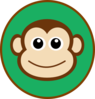 Monkey Topper Clip Art