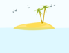 Tropical Island Clip Art