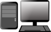 Desktop Computer Clip Art