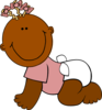 Brown Baby Clip Art