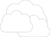 Cloudy White Clip Art