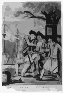 The Bostonian S Paying The Excise-man, Or Tarring & Feathering Clip Art