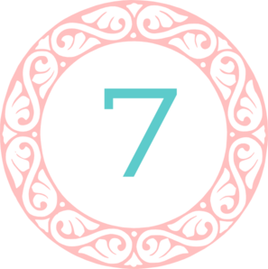 Monogram 7 Clip Art