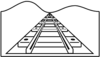 Railroad Outline Clip Art