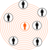 Spiral Men Cloud Clip Art