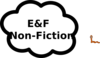 E And F Nonfiction Sign Clip Art