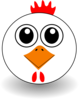 Chicken Face Cartoon Clip Art