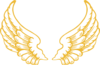 Gold Wings Clip Art