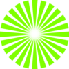 Green Sun Rays Clip Art