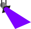 Spot Light Purple Clip Art