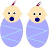 Twin Boys Clip Art