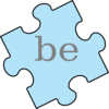 Puzzle Piece Word Be Clip Art