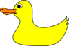 Yellow Duck Clip Art