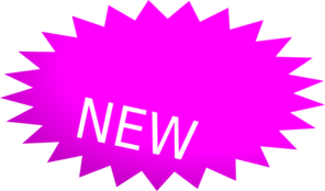 Pink New Burst Clip Art