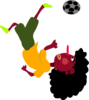 Bicycle Kick  Clip Art