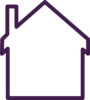 Purple House 2 Clip Art