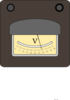 Voltage Meter Clip Art