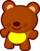 Yellow Bear Clip Art