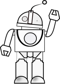 Robot Outline Clip Art