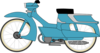 Old Motorbike Clip Art