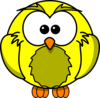 Yellow Owl Jul Clip Art