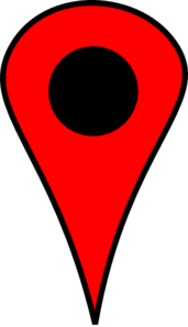 Red Push Pin Clip Art