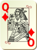 Queen Of Diamonds Clip Art