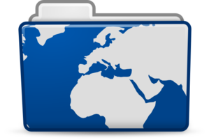 Internet Folder Clip Art