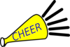 Cheer Leader Shout Clip Art