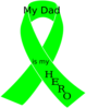 Lymphoma Awareness Ribbon Clip Art