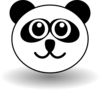 Panda Face Clip Art