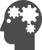 Thinking Man Grey Clip Art