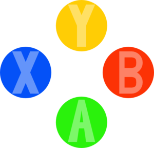 Xbox Controller Light Buttons Clip Art