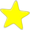 Yellow Star Edited2 Clip Art