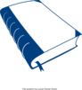 Old Blue Book Clip Art