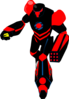 Red Robot Clip Art