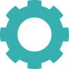 Gear Turquoise Cog Clip Art