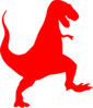 Red Trex Clip Art