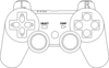 Ps3 Controller White  Clip Art