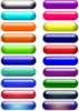 Glossy Pill Buttons Clip Art