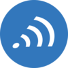 Blue Wireless Cignal Clip Art