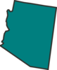 Arizona Black Border Clip Art