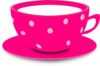 Tea Cup Pink Clip Art