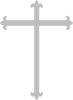 Silver Cross Clip Art