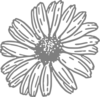 Daisy Program Grey Clip Art