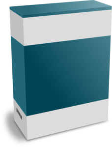 Software Carton Box With No Text Clip Art