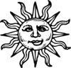 Old Sun New Smile Clip Art